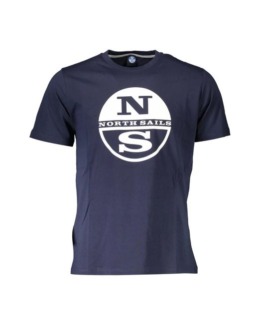 North Sails Blue T-Shirts for men