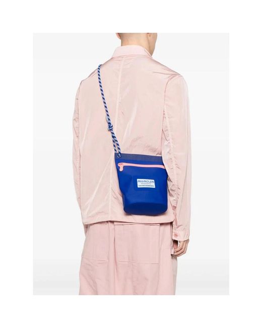 Moncler Blue Cross Body Bags for men