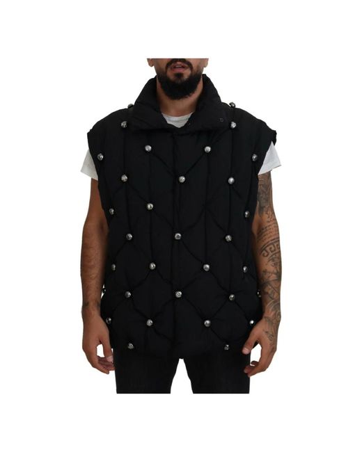 Dolce & Gabbana Black Blazers for men