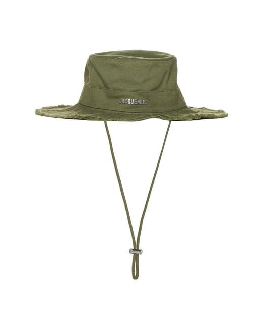 Jacquemus Green Hats for men