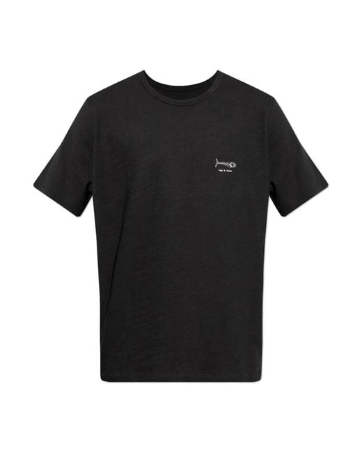 Rag & Bone Black T-Shirts for men