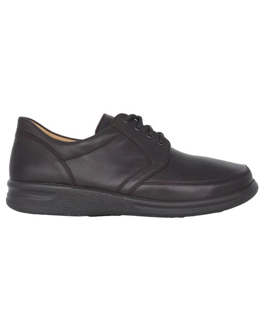 Ganter Breiter Schnürschuh in Black für Herren