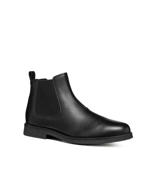 Geox Black Chelsea Boots for men