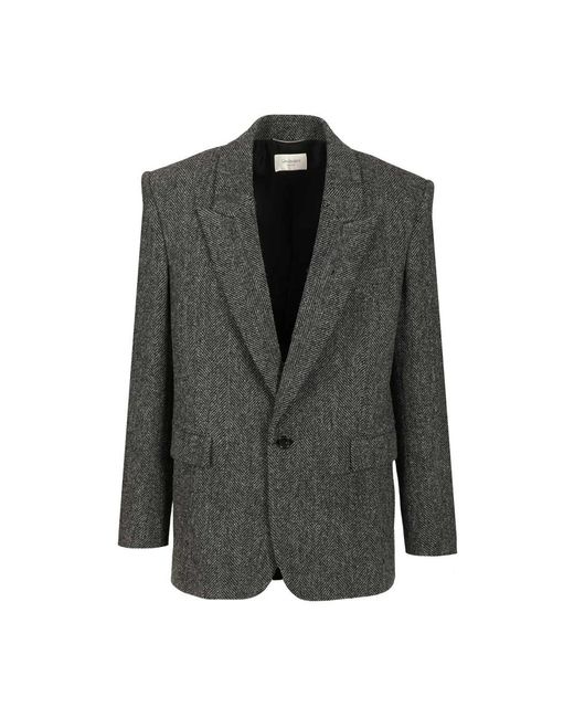 Saint Laurent Black Blazers for men