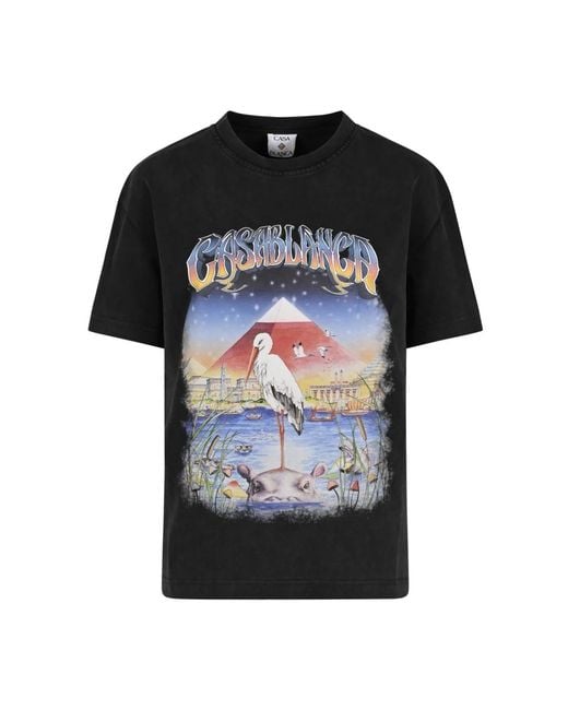 Casablanca Black T-Shirts