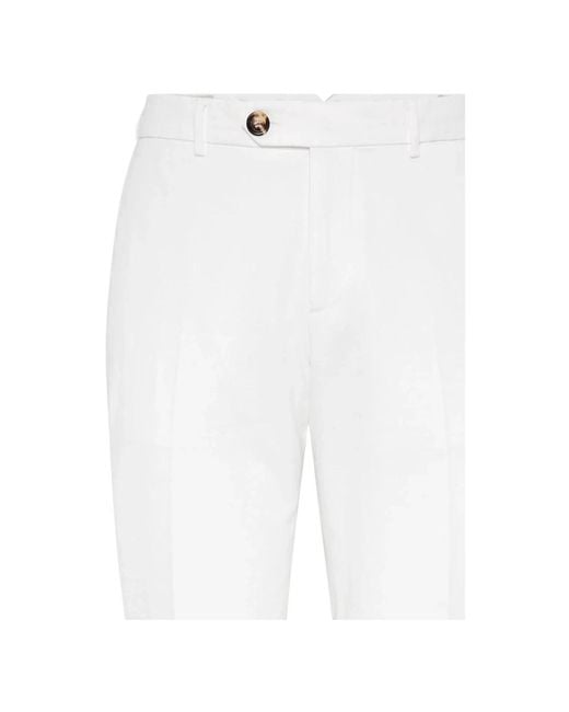 Brunello Cucinelli Pantalone in het White voor heren