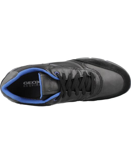 Geox Stylische sneakers für städtische abenteuer,stylische sneakers für männer in Black für Herren