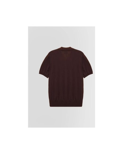 Alpha Studio Purple Polo Shirts for men