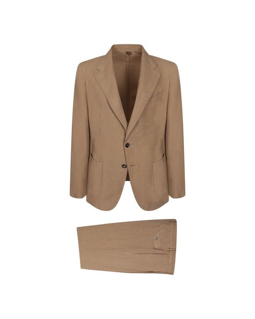 Single Breasted Suits Dell'Oglio de hombre de color Brown
