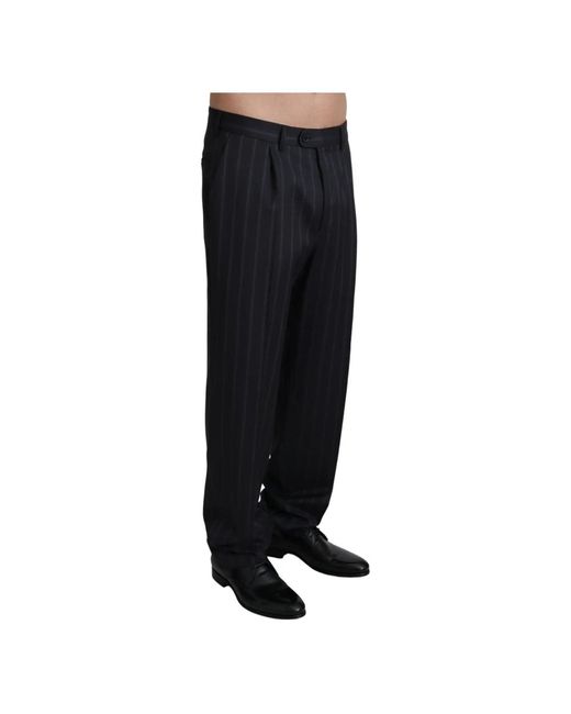 Dolce & Gabbana Black Suit Trousers for men