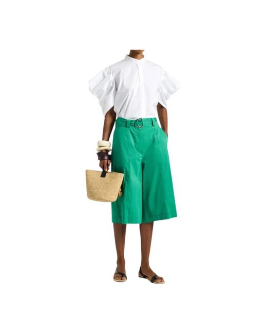 Liviana Conti Green Bermudas