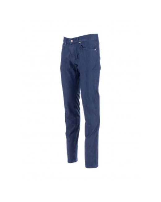 Harmont & Blaine Blue Skinny Fit Jeans for men
