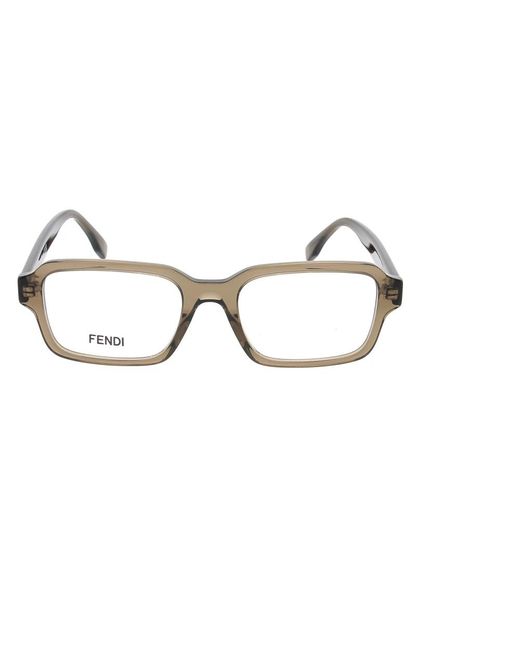 Glasses Fendi de color Brown