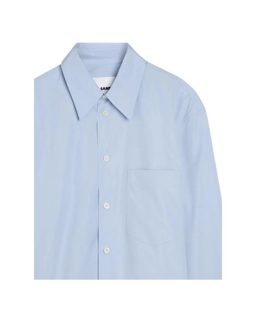 Jil Sander Blue Casual Shirts for men