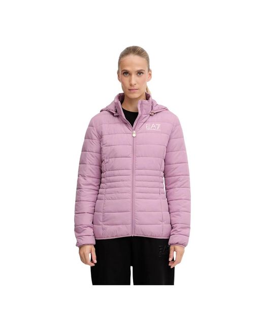 Winter Jackets EA7 en coloris Pink