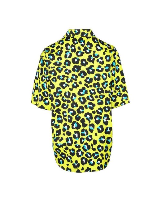 Camicia collezione cotone di Versace in Yellow da Uomo