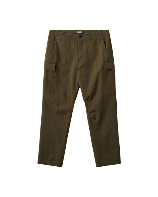 Gabba Green Straight Trousers for men