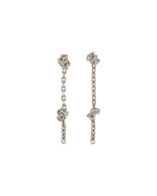 Earrings Jil Sander en coloris Metallic