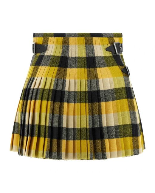 Vivienne Westwood Yellow Short Skirts