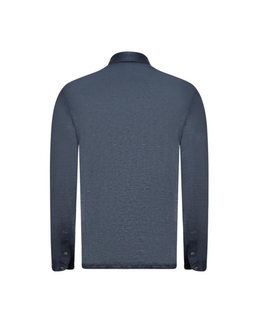 Gran Sasso Blue Polo Shirts for men