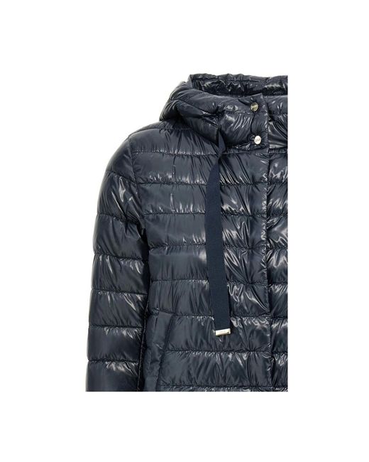 Herno Jassen ,Blauw ,Nylon Nylon Ultralight Jacket in het Blue