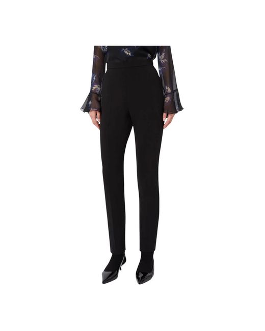 Max Mara Black Slim-Fit Trousers