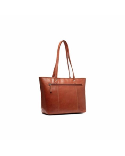The Chesterfield Brand Red Cognac Shopper Für Damen