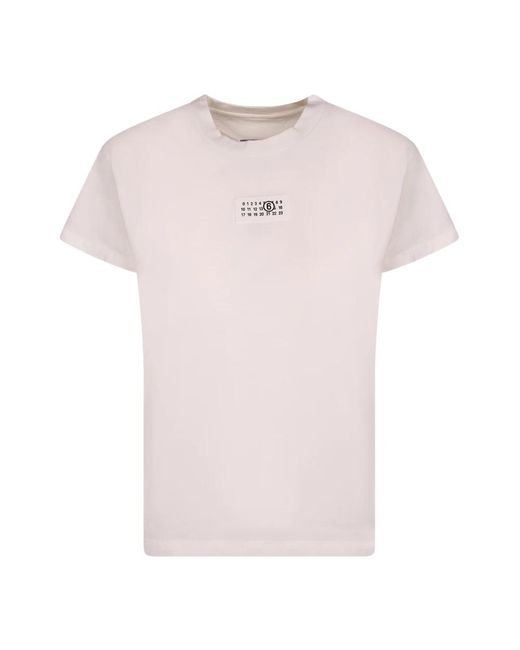 MM6 by Maison Margiela Pink T-Shirts