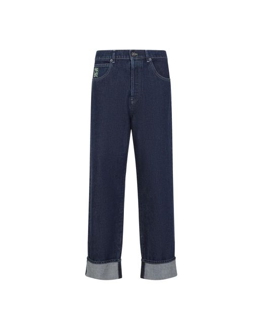 Marni Blue Straight Jeans for men