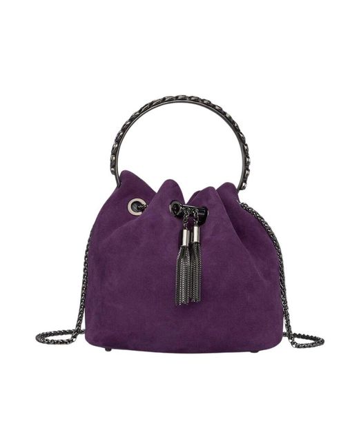 Alma En Pena. Purple Bucket Bags