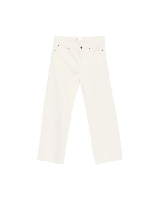 FRAME White Straight Fit Jeans
