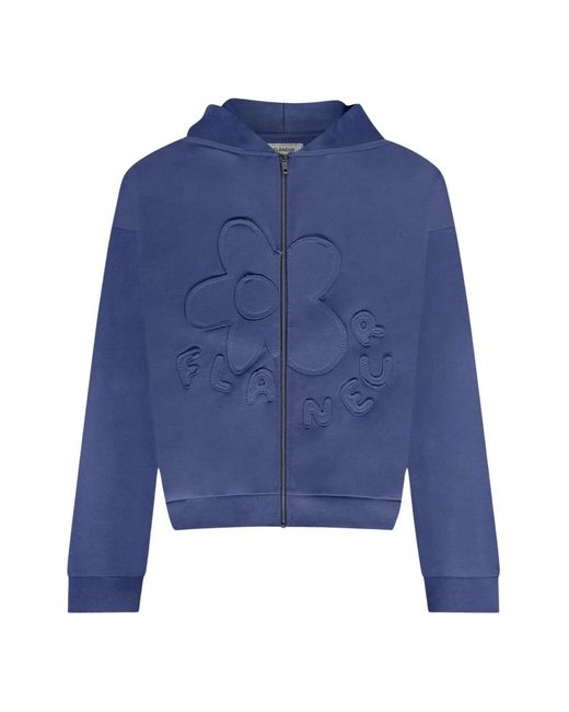 flâneur Zip-Throughs in het Blue voor heren