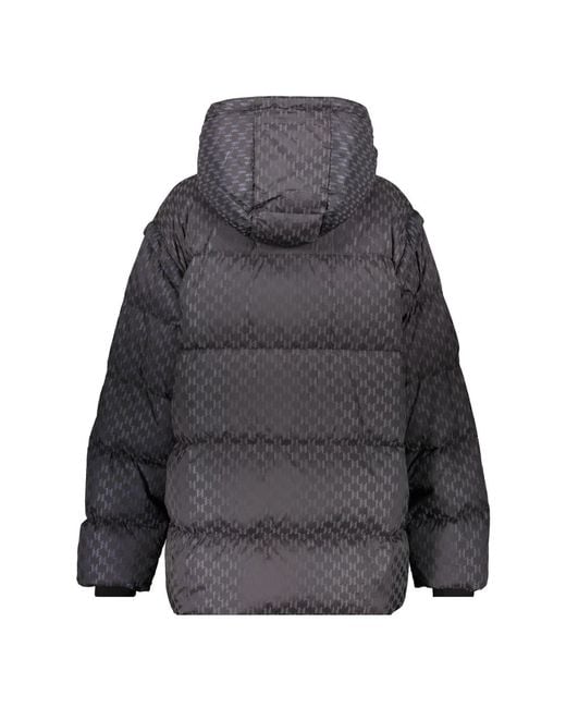 Karl Lagerfeld Gray Winter Jackets