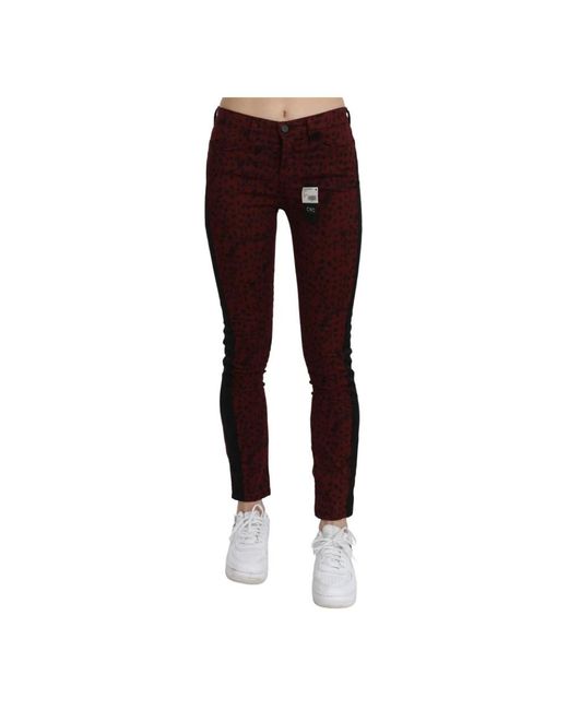 CoSTUME NATIONAL Brown Slim-Fit Trousers