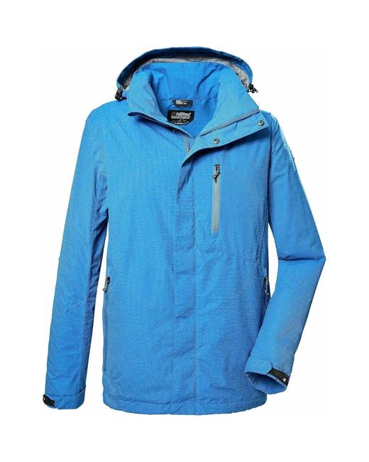 Killtec Hooded Jacket in het Blue voor heren
