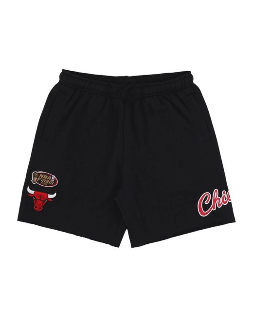 Casual Shorts Mitchell & Ness de hombre de color Black