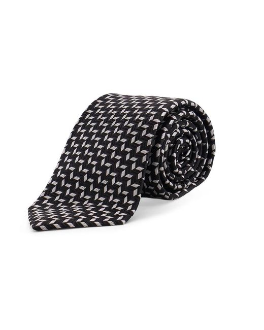 Ties di Giorgio Armani in Black da Uomo