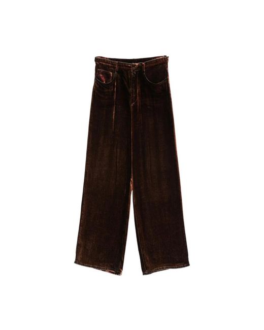 Pierre Louis Mascia Black Wide Trousers