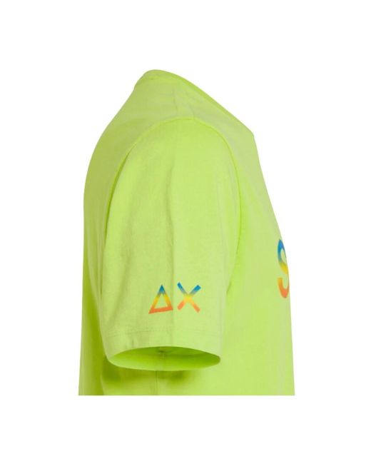 Sun 68 Green T-Shirts for men