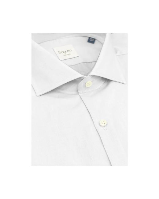 Bagutta White Formal Shirts for men