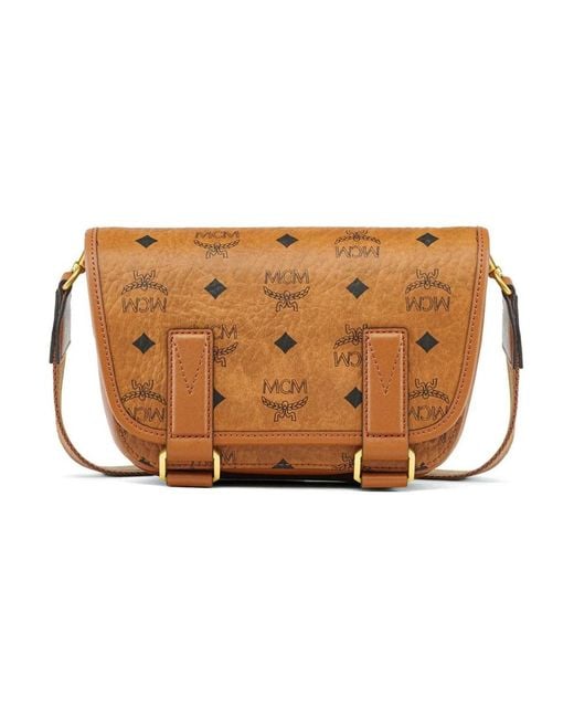 MCM Brown Aren Messenger-Tasche