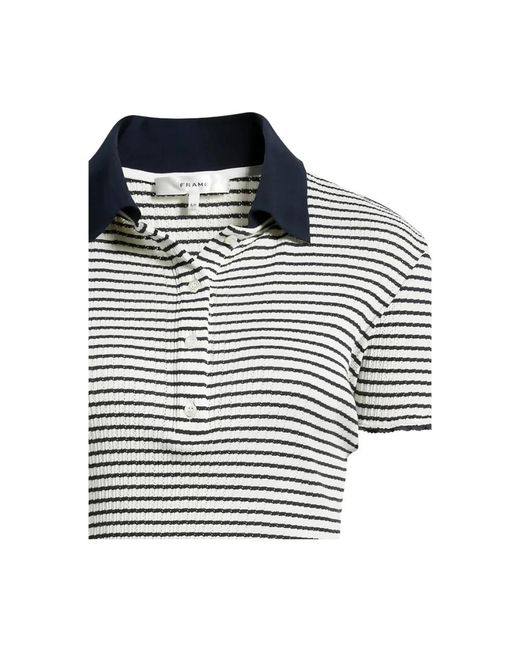 FRAME Black Polo Shirts
