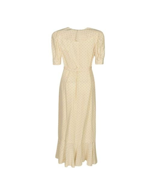 Maxi Dresses Alessandra Rich de color Natural