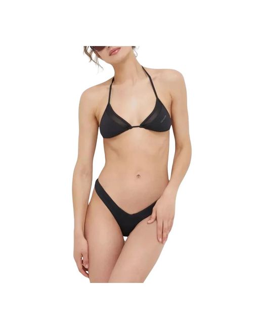 Trussardi Badmode ,Zwart ,Tule Tule Badpak in het Black