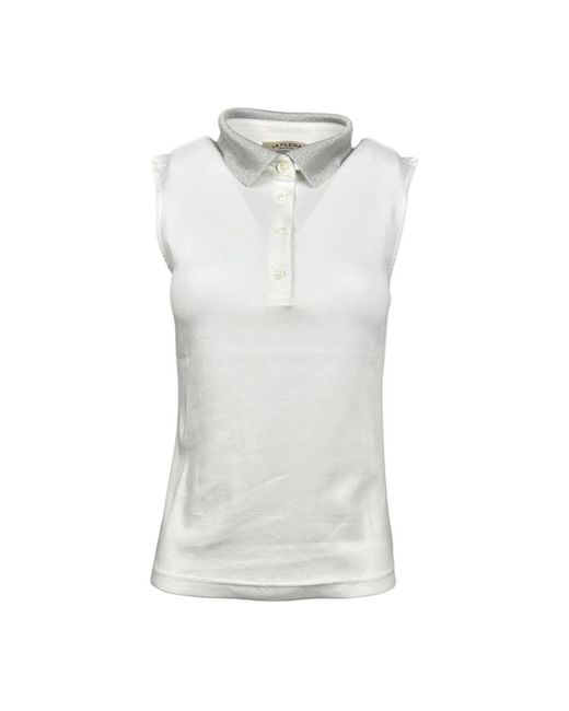 La Fileria Gray Sleeveless Tops