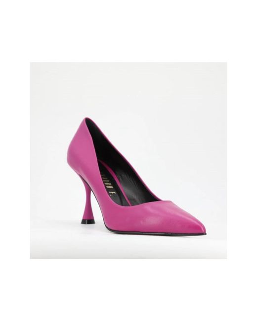 Gianmarco F. Pink Fuchsia Lederpumps