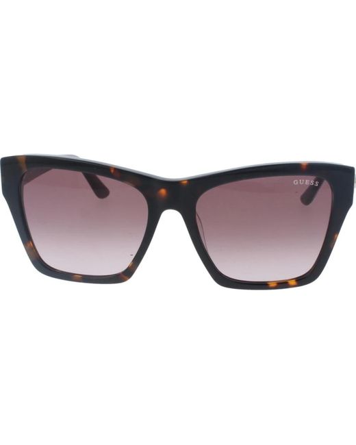 Guess Brown Sonnenbrille mit verlaufsgläsern für stilvollen schutz