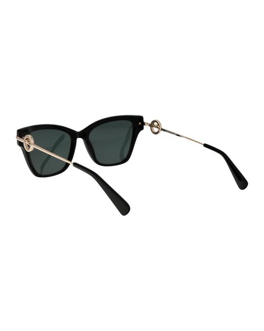 Longchamp Black Stylische sonnenbrille lo737s