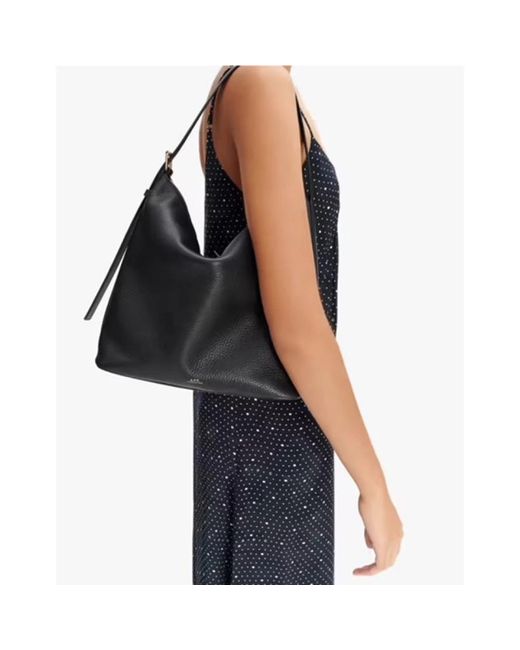 A.P.C. Black Shoulder Bags