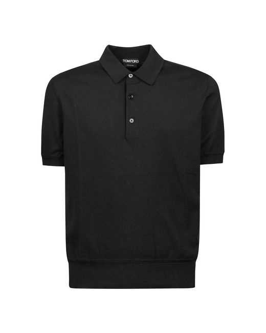 Tom Ford Black Polo Shirts for men
